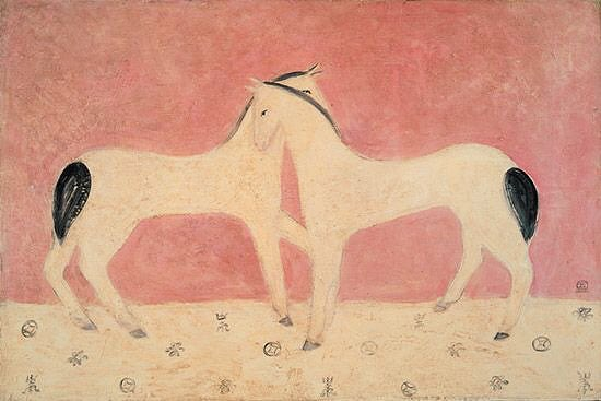 Two Horses by Sanyu, 1930s
